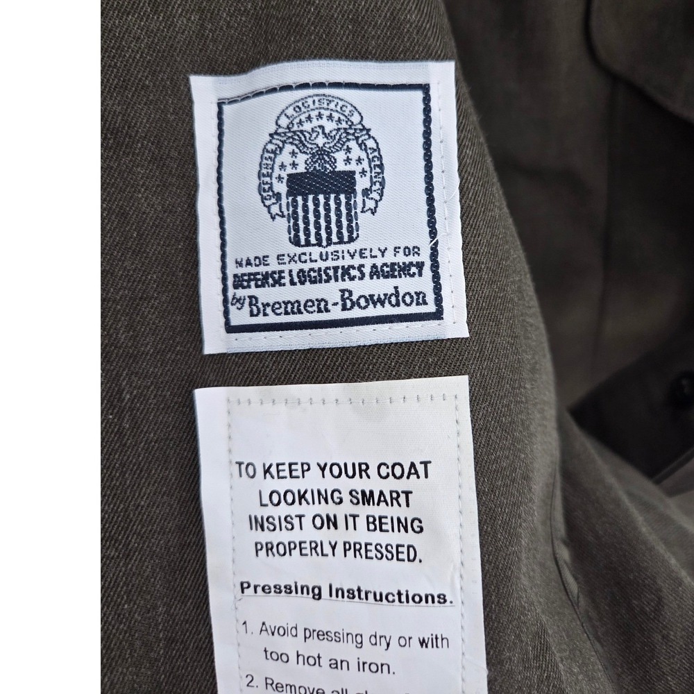 USMC Service Alpha Uniform Coat Men 48XL Olive Drab Bremen-Bowdon Semi-Lined - Picture 3 of 12